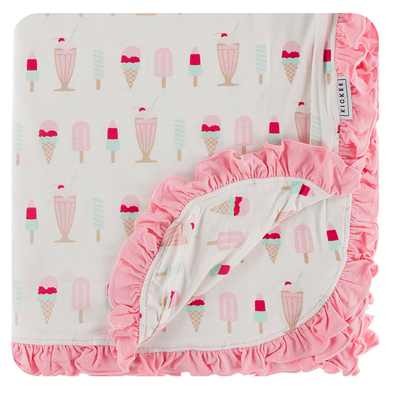 Kickee pants selling natural ice cream toddler blanket