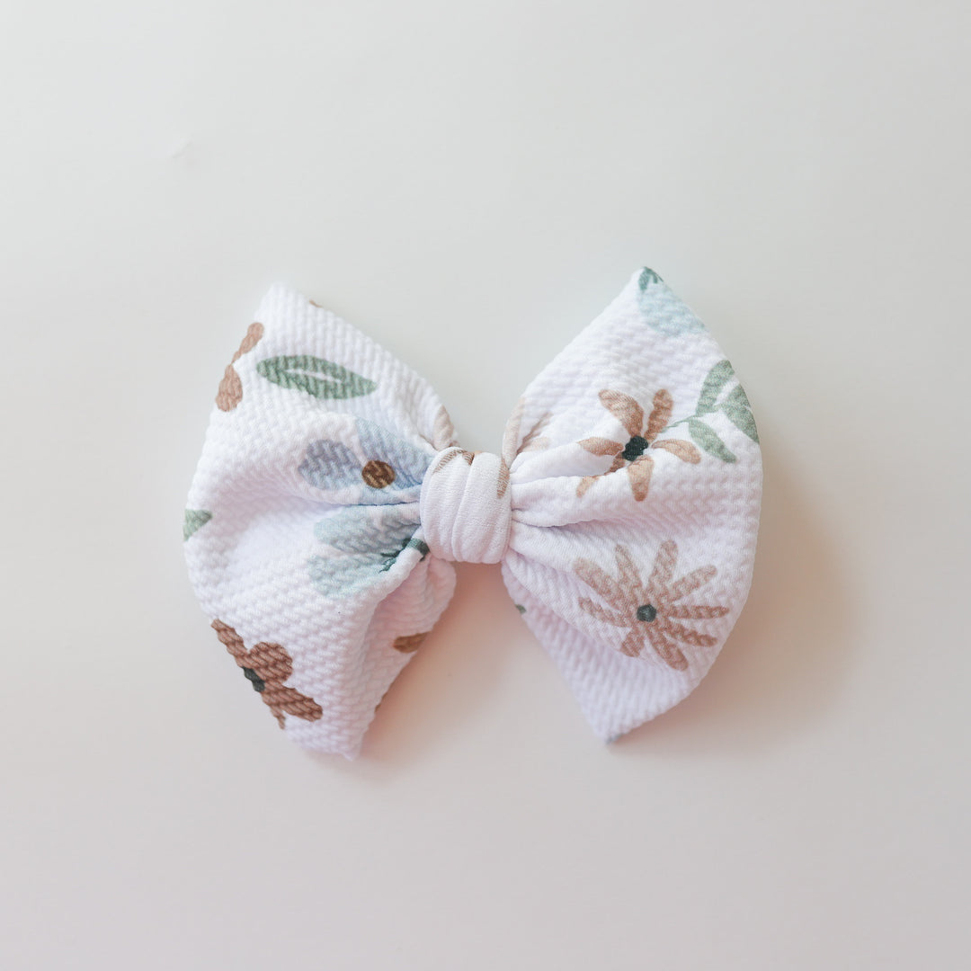 Early Fall Floral Bow