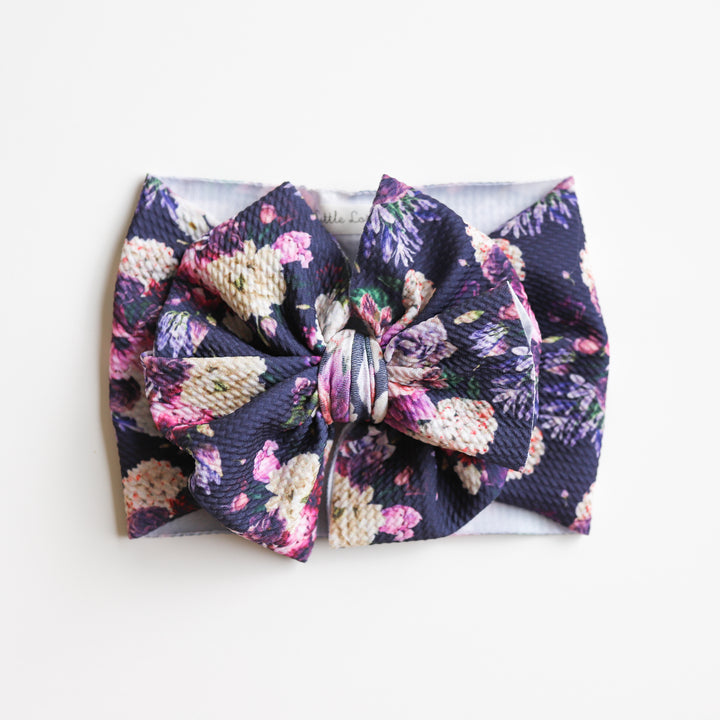 Purple Blossoms Headwrap