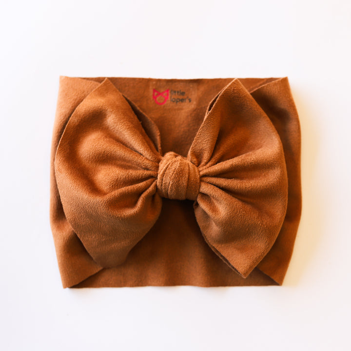 Chocolate Suede Headwrap