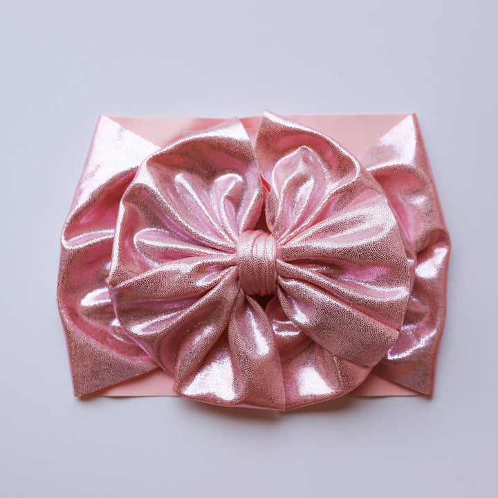 Petal Pink Shimmer Headwrap