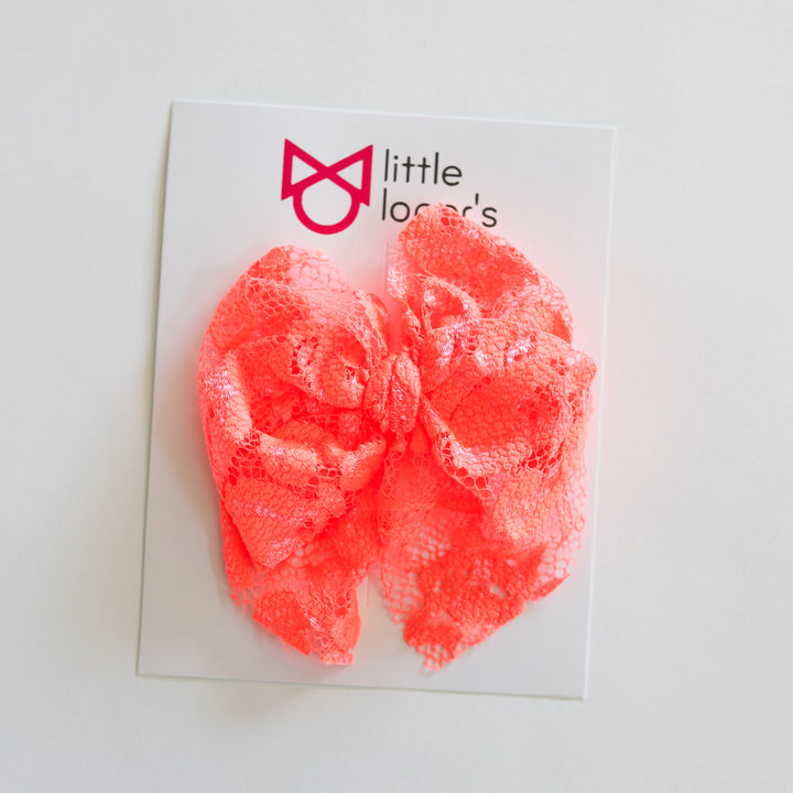 Neon Lace Chunky Swanky Bows