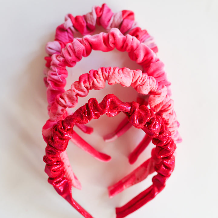 Valentines Ruched headband