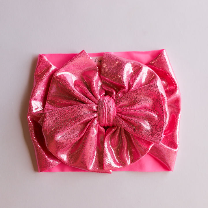 Golden Pink Shimmer Headwrap