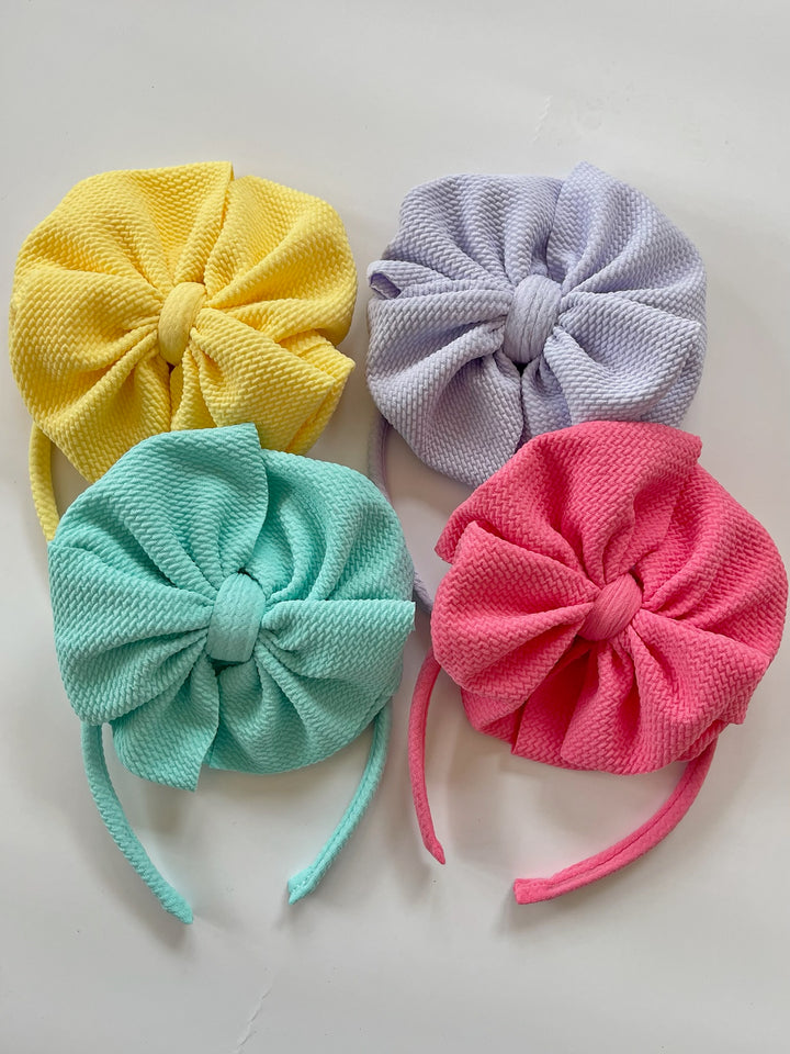 Spring Bloom Bow Headband Bundle