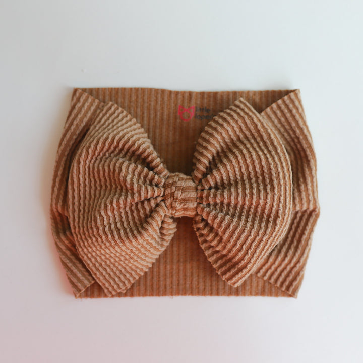 Caramel Cozy Ribbed Headwrap