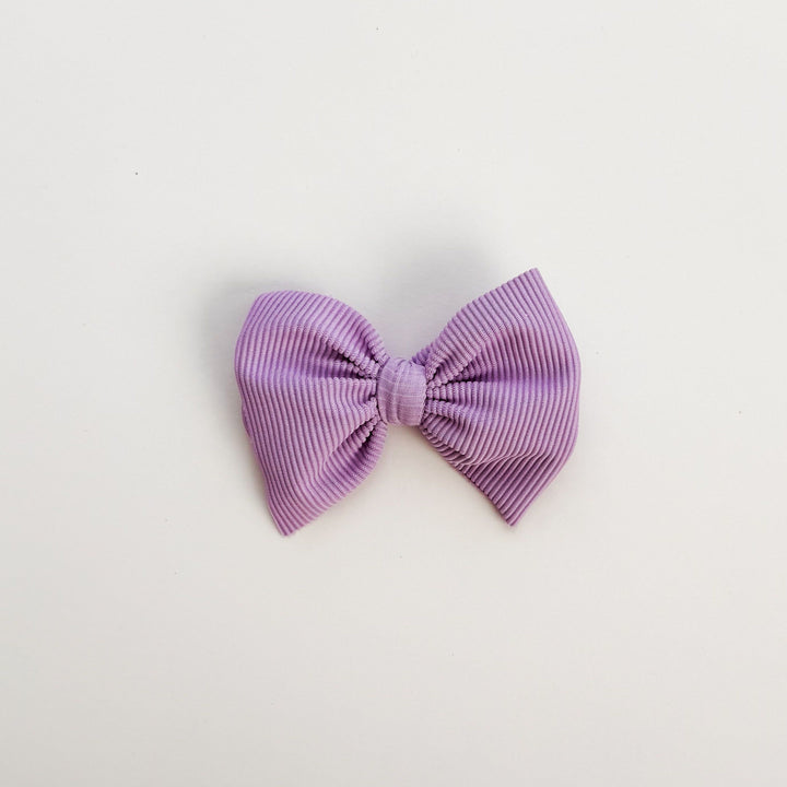 Grape Ribbed Swim Bow