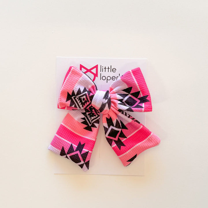 Pink Western Party Bows