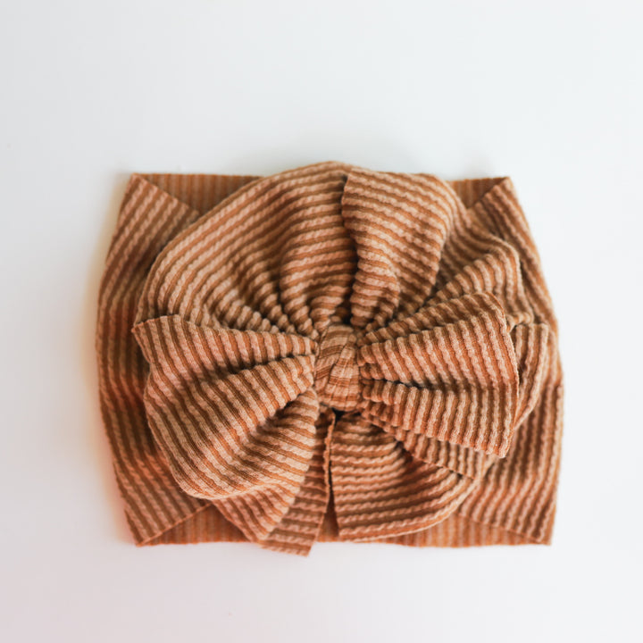 Caramel Cozy Ribbed Headwrap