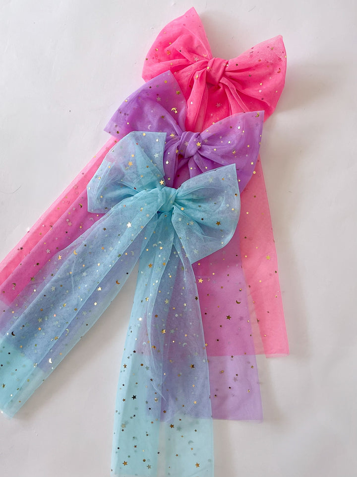 Long Tail Bow Starry Night Collection