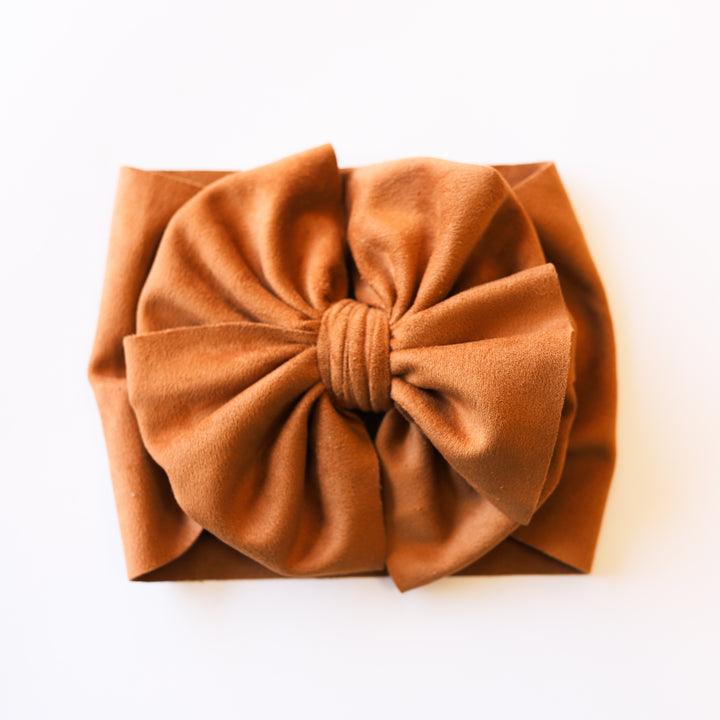 Chocolate Suede Headwrap