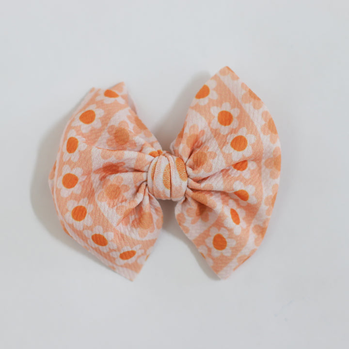 Groovy Orange Bow