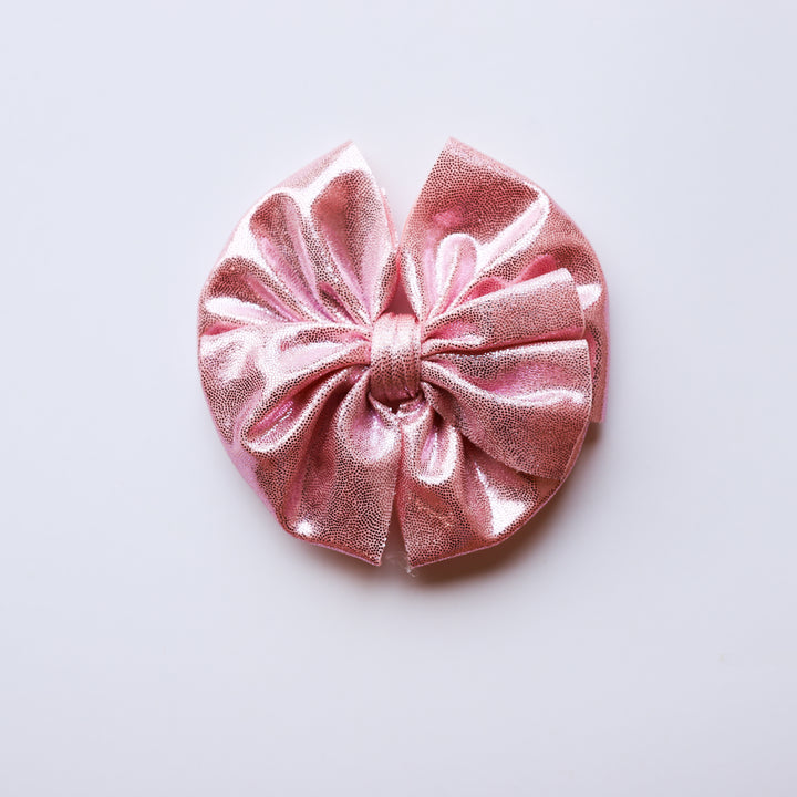 Petal Pink Shimmer Bow