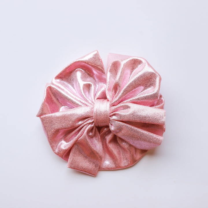 Petal Pink Shimmer Bow