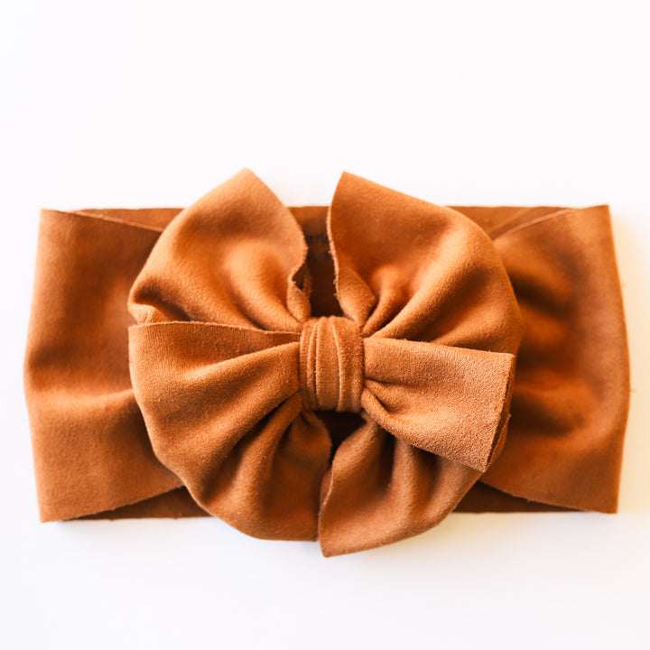 Chocolate Suede Headwrap