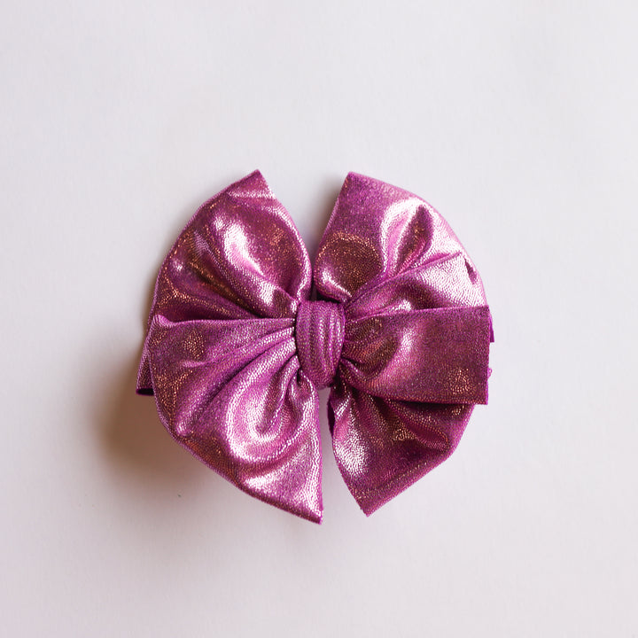 Pretty 'n' Purple Shimmer Bow