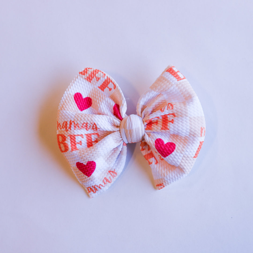 Mamas BFF Checkers Bow