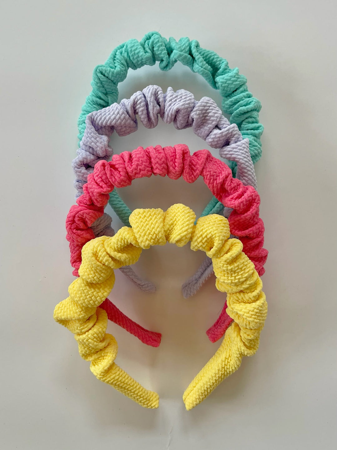 Spring Bloom Ruched Headband Bundle