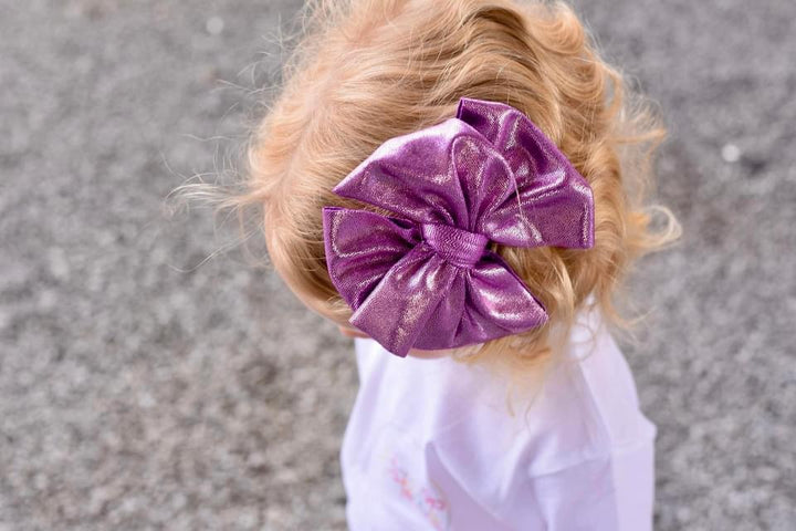 Pretty 'n' Purple Shimmer Bow