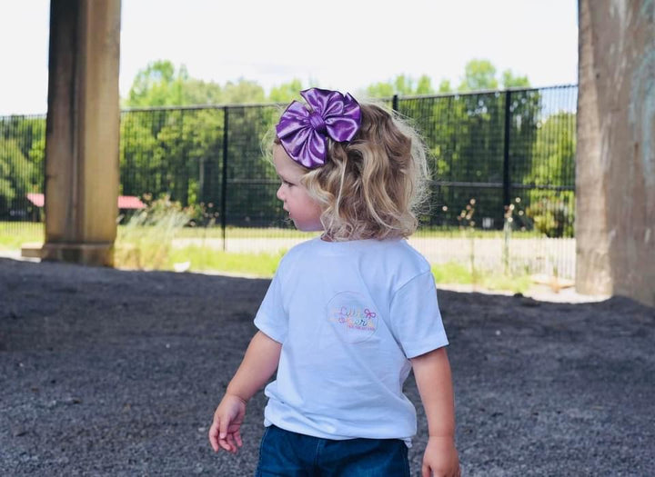 Pretty 'n' Purple Shimmer Bow