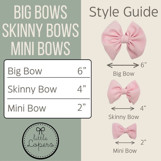 Brown Cow Shimmer Bow