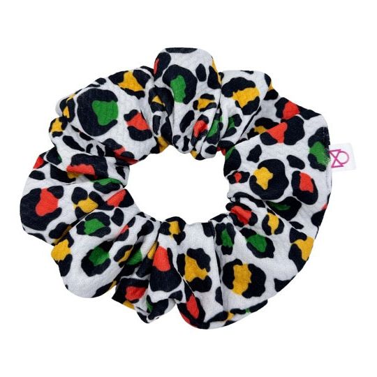 BHM Cheetah Scrunchie