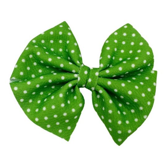 Green Dotty Butterfly and Dainty