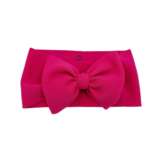 Hot Pink Headwrap Mini