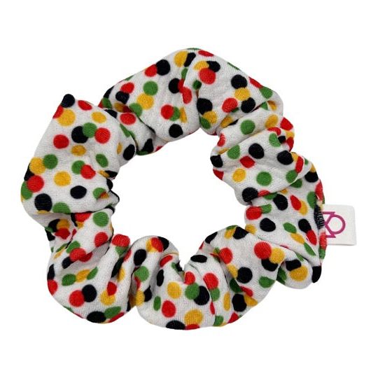 BHM Dots Scrunchie