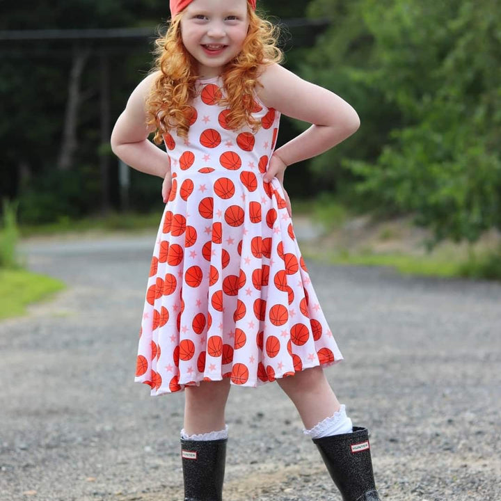 Basketball Star Twirl Dress