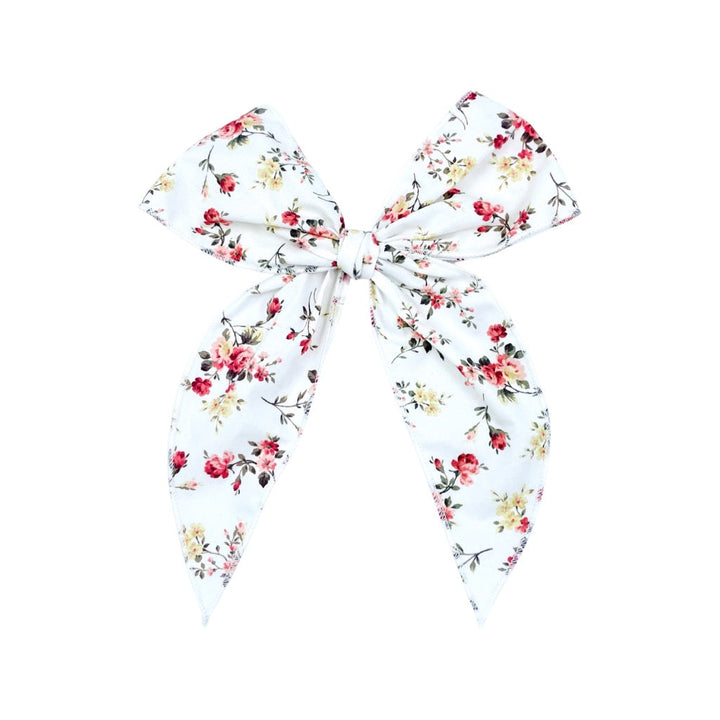 Swanky Bow - Ivory Floral