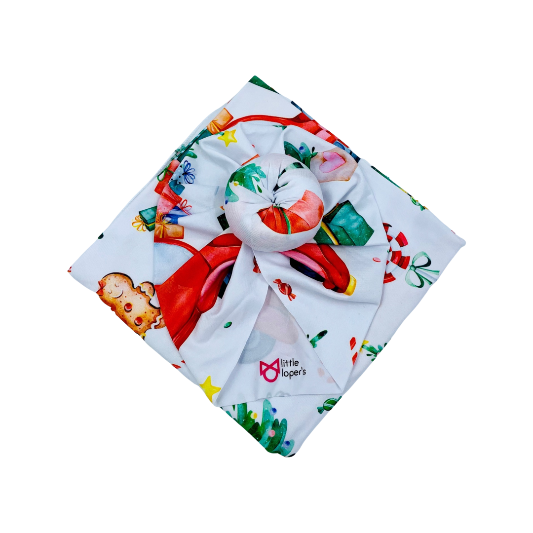 Christmas Ride Swaddle Blanket Set