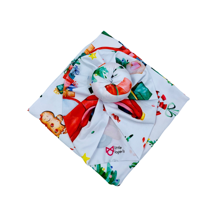 Christmas Ride Swaddle Blanket Set