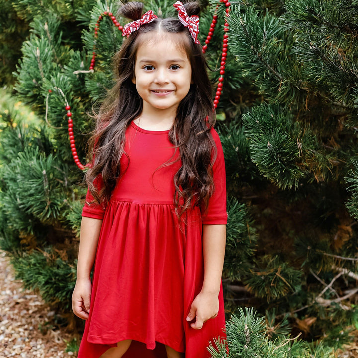 Red Hi Low Dress