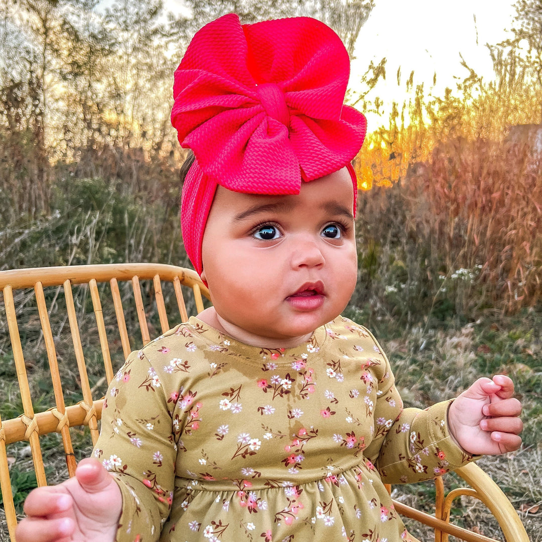 Coral Headwrap Mini