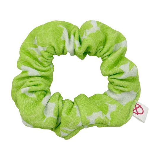 Lime Blossoms Scrunchie